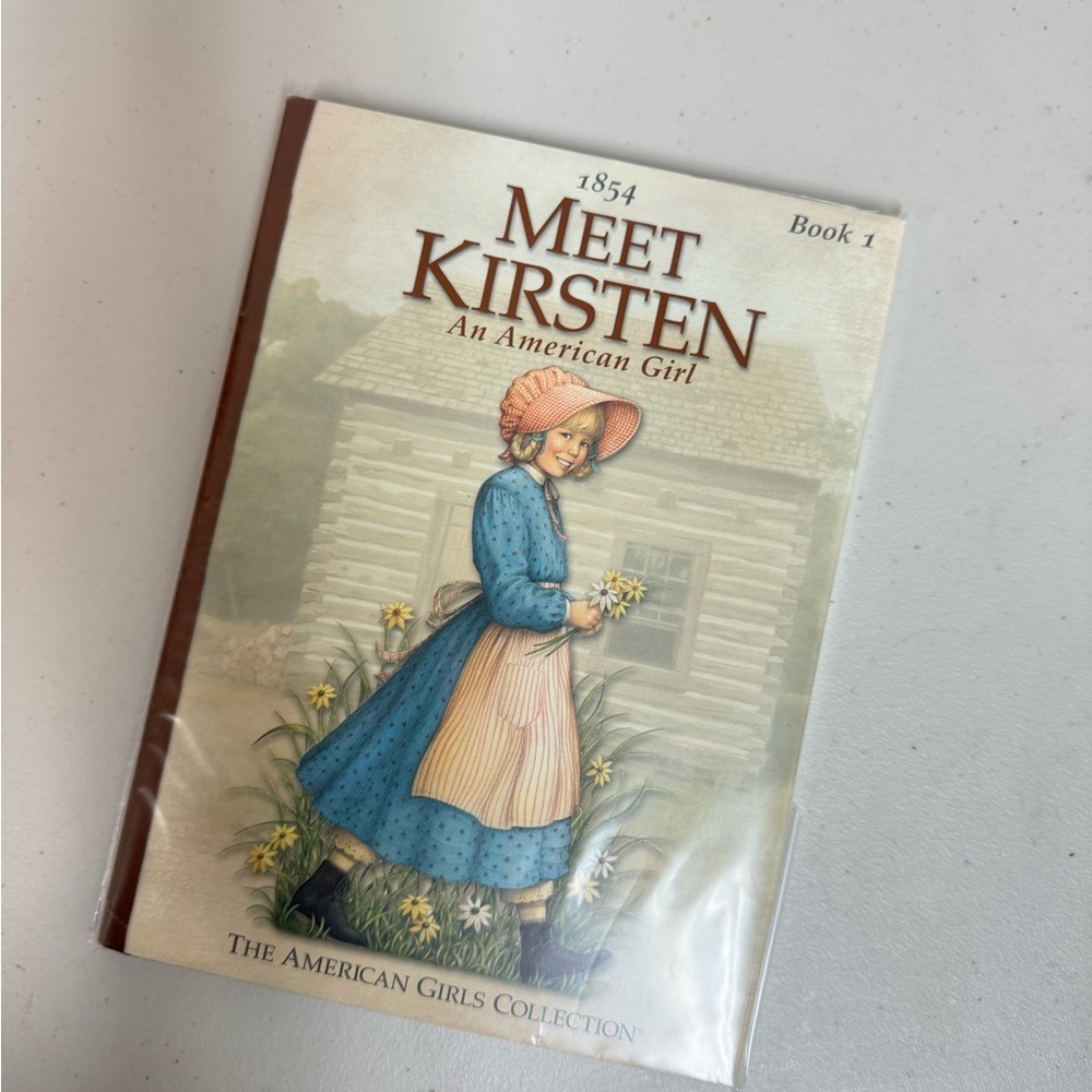 American Girl Meet Kirsten Book with Blue and Brown Cover